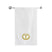 BYFT Embroidered For You Towel Monogrammed Gold Thread Pure Cotton Personalised Initial / Letter / Alphabet Perfect For Gifting