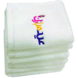 BYFT Embroidered For You Personalised Cotton Face Towel - Eid Mubarak Design High Quality Embroidery Perfect For Gifting