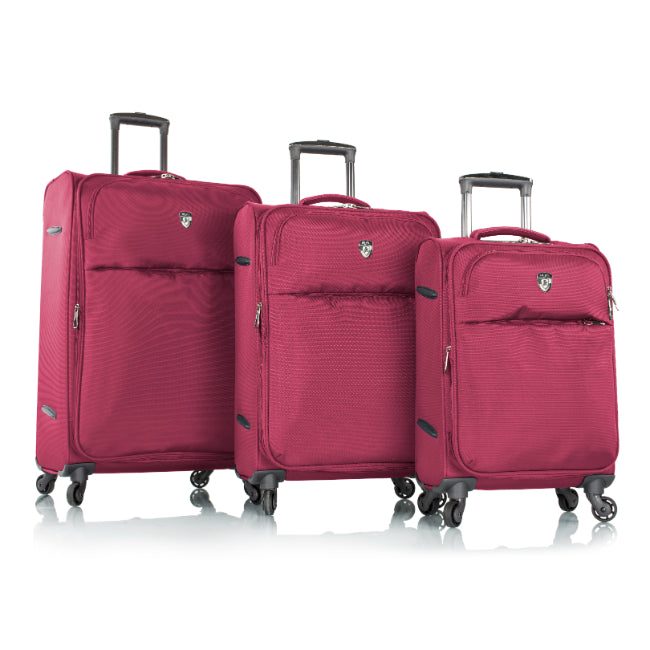 Heys Skywave Luggage - Burgundy, 3Pcs Set