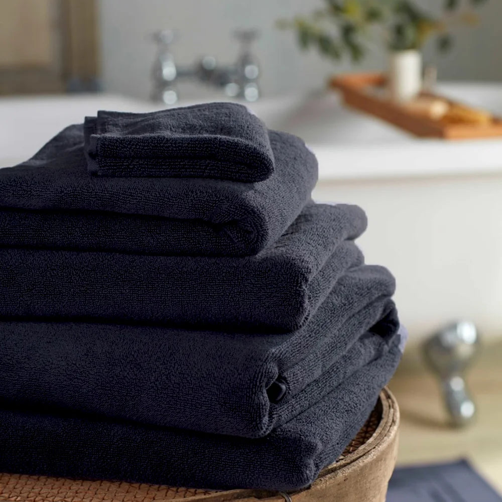 BYFT Iris Cotton Towel Set Luxury - Soft, Absorbent, Quick-Dry 550 Gsm Bath Linen