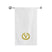 BYFT Embroidered For You Towel Monogrammed Gold Thread Pure Cotton Personalised Initial / Letter / Alphabet Perfect For Gifting