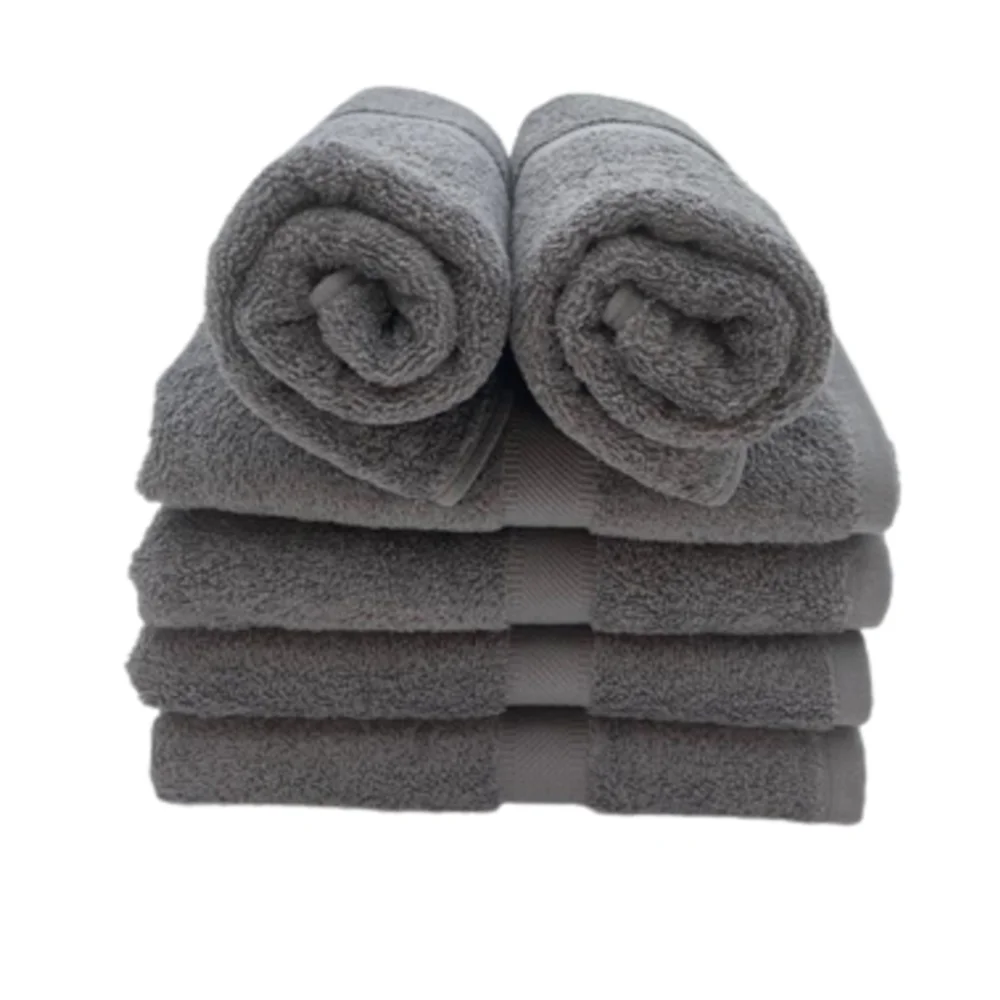 طقم مناشف كاميليا من BYFT مصنوع من القطن بنسبة 100% مع دوبي قطري، عالي الامتصاص، سريع الجفاف، مناشف حمام فاخرة عالية الجودة من الفنادق