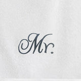 BYFT Embroidered For You Personalised Couple Towel - Mr. & Mrs. Design High Quality Embroidery Perfect For Gifting