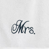 BYFT Embroidered For You Personalised Couple Towel - Mr. & Mrs. Design High Quality Embroidery Perfect For Gifting