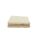 BYFT003080 HOME ESSENTIALS Hand Towel Cream Set of 2