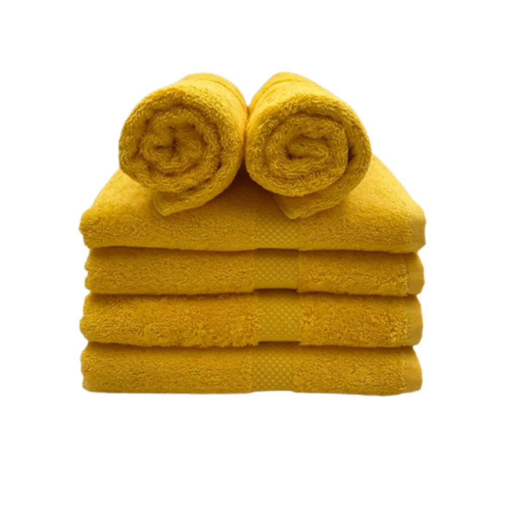 BYFT Gardenia Luxury Cotton Diamond Dobby Towel | Highly Absorbent Quick Dry | Ultrasoft Bath Linen