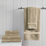 BYFT Gardenia Luxury Cotton Diamond Dobby Towel | Highly Absorbent Quick Dry | Ultrasoft Bath Linen