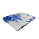 BYFT Orchard Luxury - Blue Floral Bed Sheet (150 x 230 Cm) with Pillow Case (50 x 75 Cm)| Polycotton, 144 TC, Soft & Luxurious Bed Linen