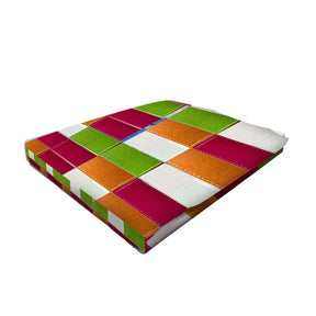 BYFT Orchard Luxury - Rainbow Checkered Bed Sheet (150 x 230 Cm) with Pillow Case (50 x 75 Cm)| Polycotton, 144 TC, Soft & Luxurious Bed Linen