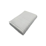 BYFT Magnolia Cotton Towel Set Jacquard Greek Design Luxury - Soft, Absorbent, Quick-Dry Bath Linen