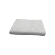 BYFT Magnolia| Cotton Towel Sets |White Greek Jacquard Dobby Design | Luxury - Soft, Absorbent, Quick-Dry Bath Linen