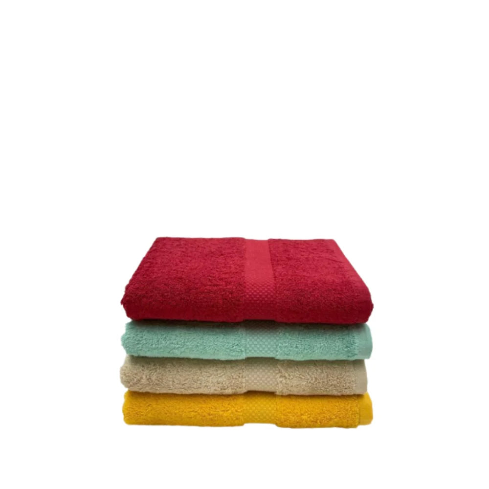 BYFT Gardenia Luxury Cotton Diamond Dobby Towel | Highly Absorbent Quick Dry | Ultrasoft Bath Linen