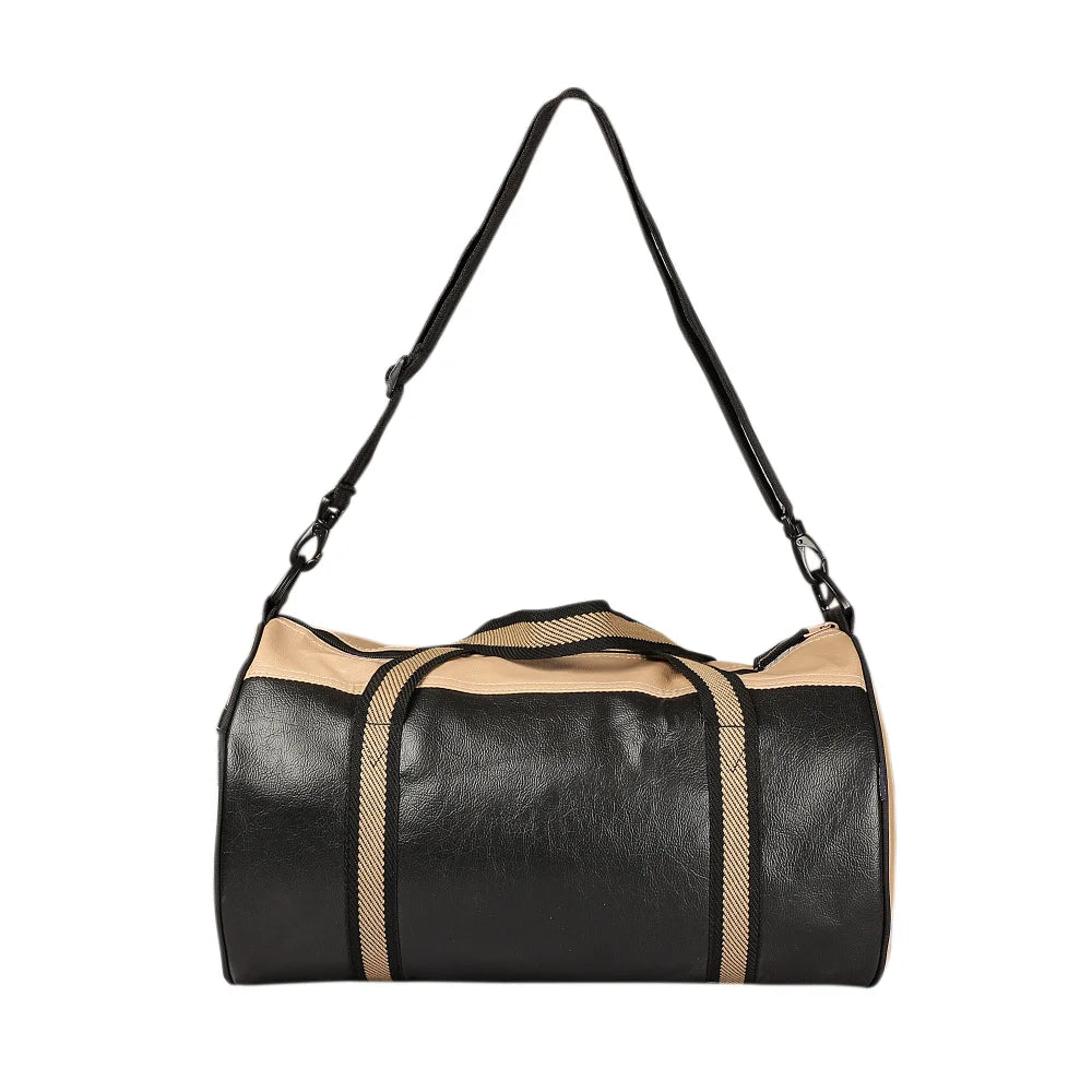 BYFT003506 FABRUUS Duffle Bags Black Tan Set of 1 A.webp