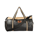 BYFT003506 FABRUUS Duffle Bags Black Tan Set of 1.webp