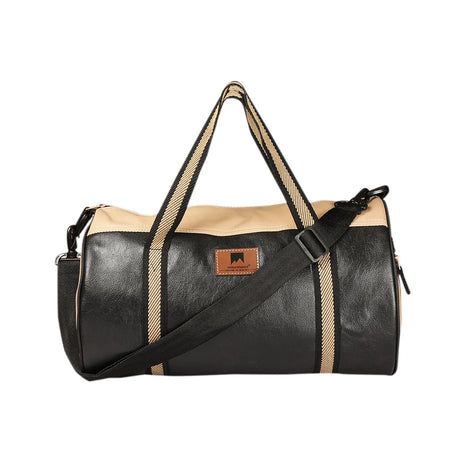 BYFT003506 FABRUUS Duffle Bags Black Tan Set of 1.webp