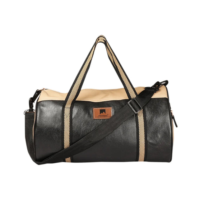 BYFT003506 FABRUUS Duffle Bags Black Tan Set of 1.webp