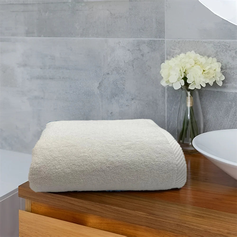 BYFT Iris Cotton Towel Set Luxury - Soft, Absorbent, Quick-Dry 550 Gsm Bath Linen