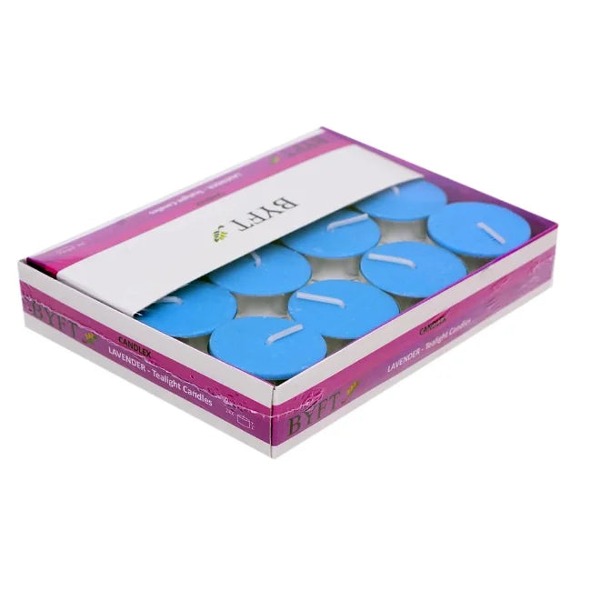 BYFT Lavender Scented Tea Light Candles