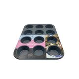 Chefi Premium Non-Stick Muffin Pan - Baking Tray for Cupcakes & Muffins