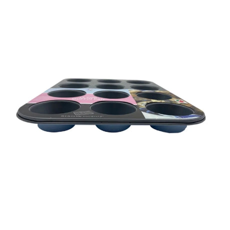 Chefi Premium Non-Stick Muffin Pan - Baking Tray for Cupcakes & Muffins