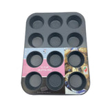 Chefi Premium Non-Stick Muffin Pan - Baking Tray for Cupcakes & Muffins