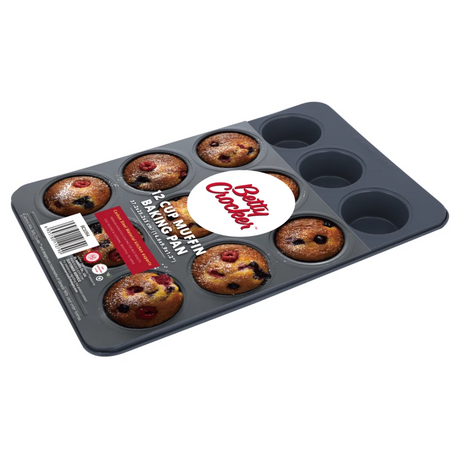 Betty Crocker 12-Cup Muffin Tray - Heavy Duty Bakeware