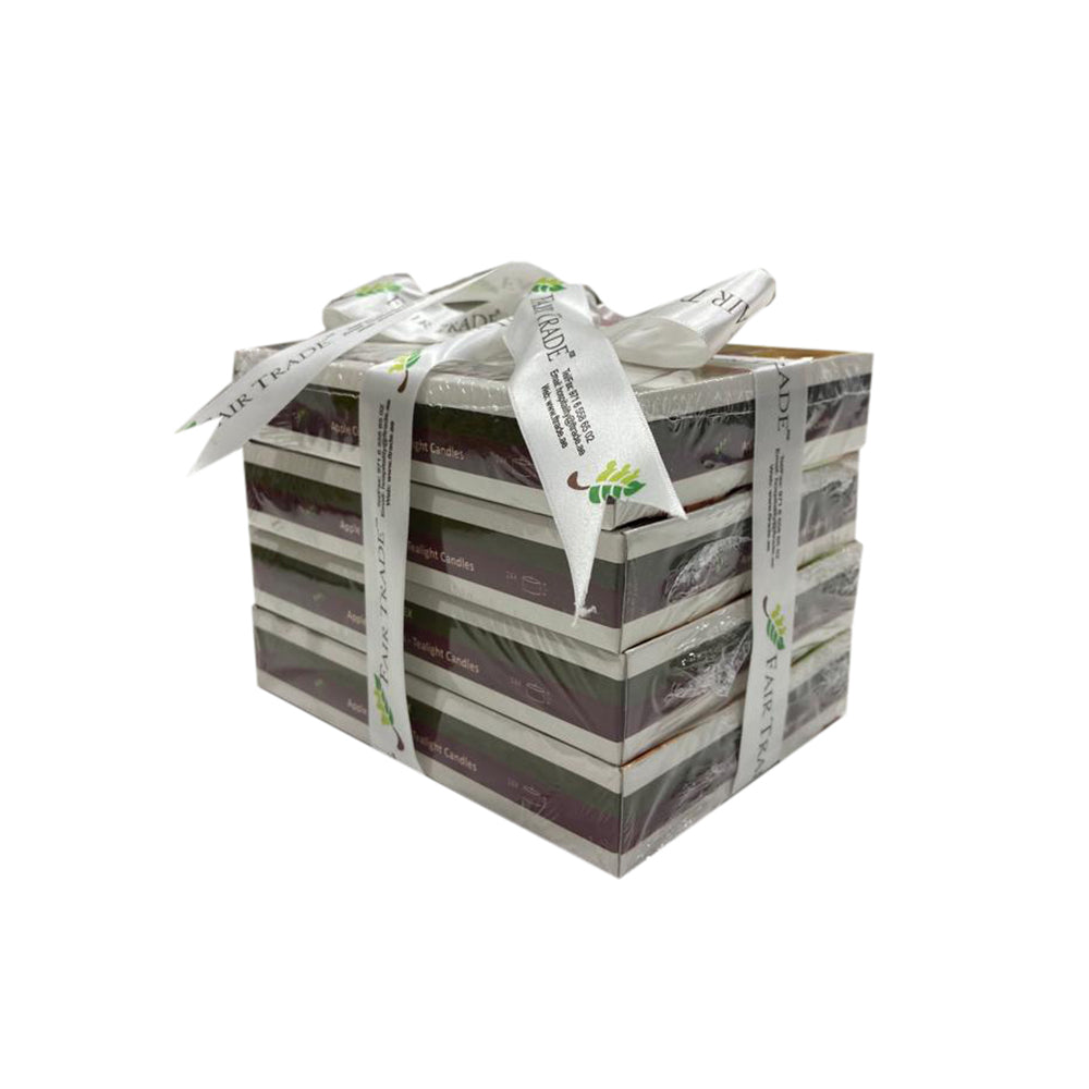 BYFT Apple Cinnamon Scented Tea Light Candles
