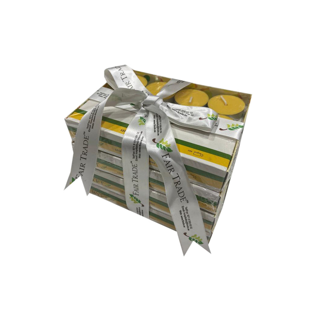 BYFT Lemon Scented Tea Light Candles