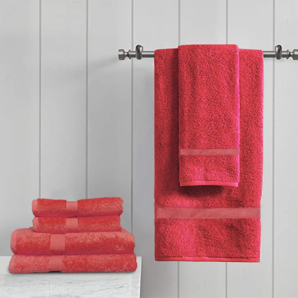 BYFT Gardenia Luxury Cotton Diamond Dobby Towel | Highly Absorbent Quick Dry | Ultrasoft Bath Linen