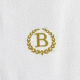 منشفة BYFT المطرزة خصيصًا لك، مصنوعة من القطن الخالص، بخيوط ذهبية، تحمل الأحرف الأولى/الحرف/الأبجدية، مثالية للهدايا