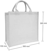 BYFT004217 Juco Bag White 30 x 30 x 15 Cm Set of 5 B.jpg