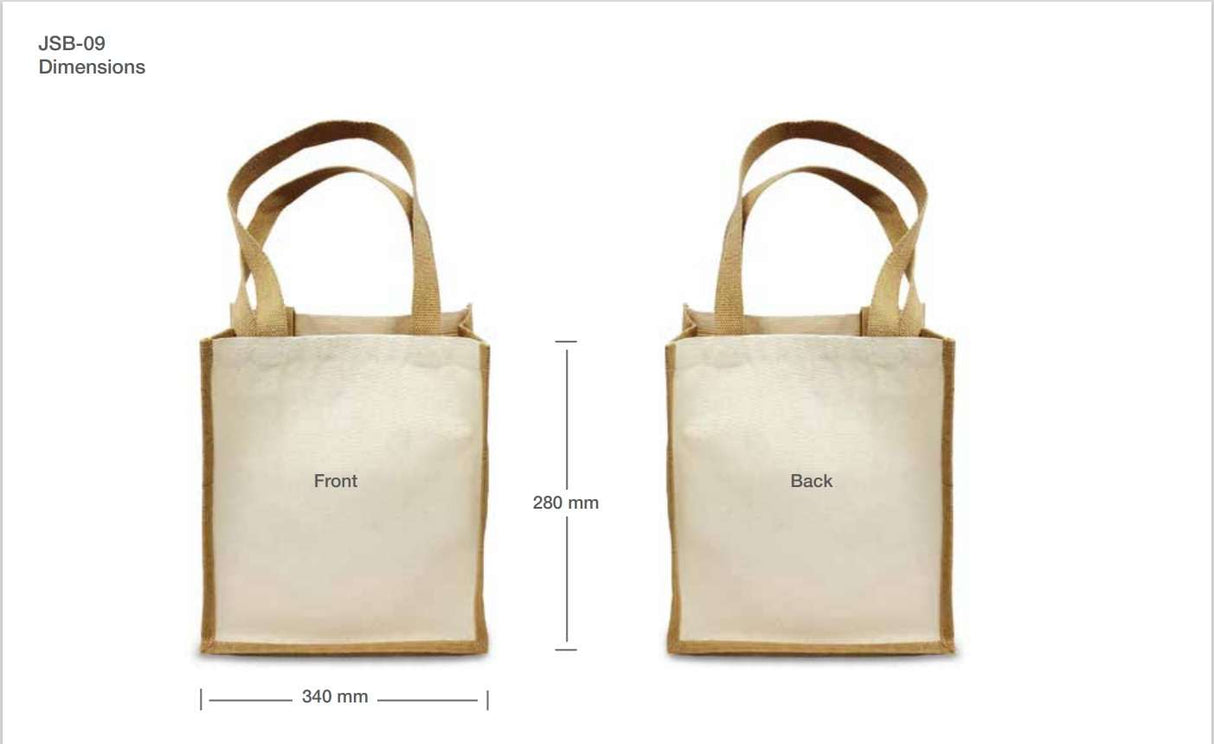 BYFT004219 Juco Bag Beige 28 x 34 x 14 Cm Set of 5 C.jpg