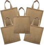 BYFT004221 Jute Bag Brown 30 x 30 x 19 Cm Set of 1 B