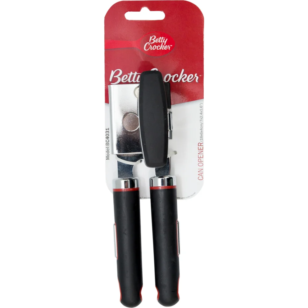 Betty Crocker Stainless Steel Can Opener - 20 x 6 Cm