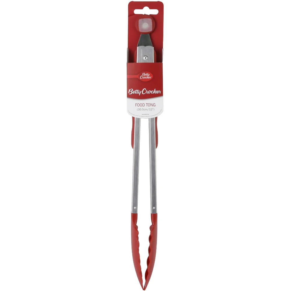 Betty Crocker Food Tongs - 35 Cm Stainless Steel