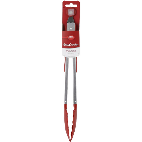 Betty Crocker Food Tongs - 35 Cm Stainless Steel