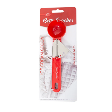 Betty Crocker Plastic Ice Cream Scoop - Durable Handle