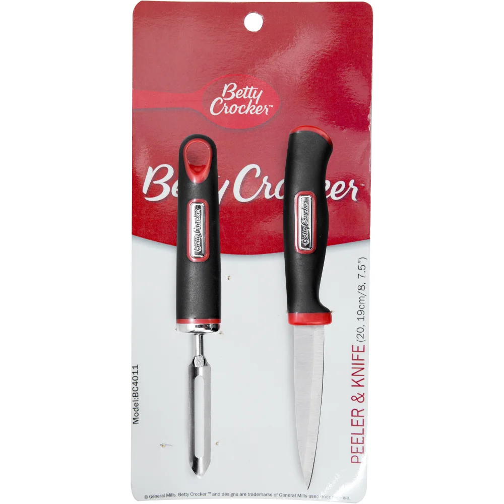 Betty Crocker Knife & Peeler Set - 2 Piece Combo
