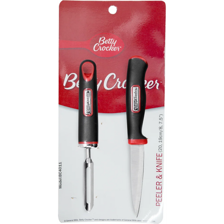 Betty Crocker Knife & Peeler Set - 2 Piece Combo