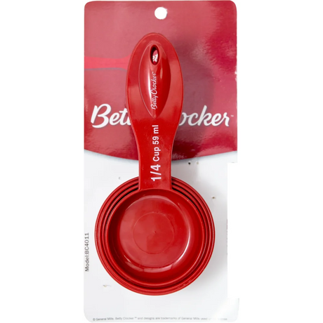 Betty Crocker 4-Piece Measuring Cup Set - Plastic