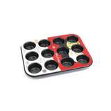 Betty Crocker 12-Cup Muffin Pan - 25.5 x 19.5 Cm Bakeware