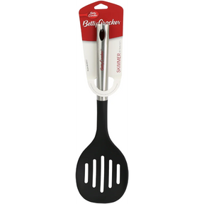 Betty Crocker Nylon Slotted Spoon with Stainless Handle - 35 x 10.8 Cm