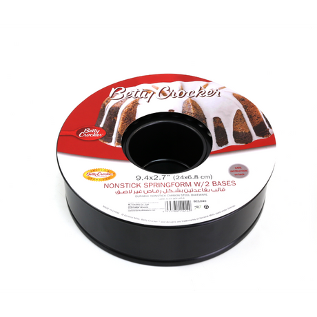 betty crocker nonstick springform cake pan leakproof bakeware for cheesecakes desserts