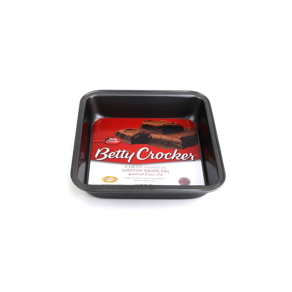 Betty Crocker Square Baking Pan - 23.2 x 22 Cm Non-Stick