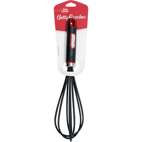 Betty Crocker Nylon Whisk with TPR Handle - 28.5 x 8 Cm