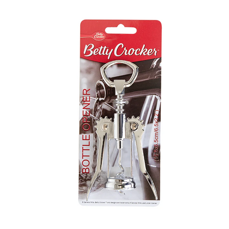 Betty Crocker Stainless Steel Wine & Bottle Opener