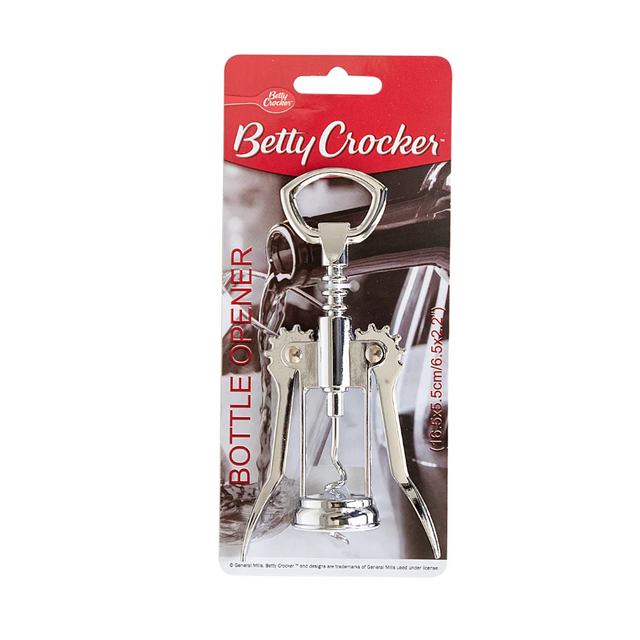 Betty Crocker Stainless Steel Wine & Bottle Opener