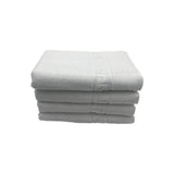 BYFT Magnolia Cotton Towel Set Jacquard Greek Design Luxury - Soft, Absorbent, Quick-Dry Bath Linen