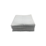 BYFT Magnolia Cotton Towel Set Jacquard Greek Design Luxury - Soft, Absorbent, Quick-Dry Bath Linen