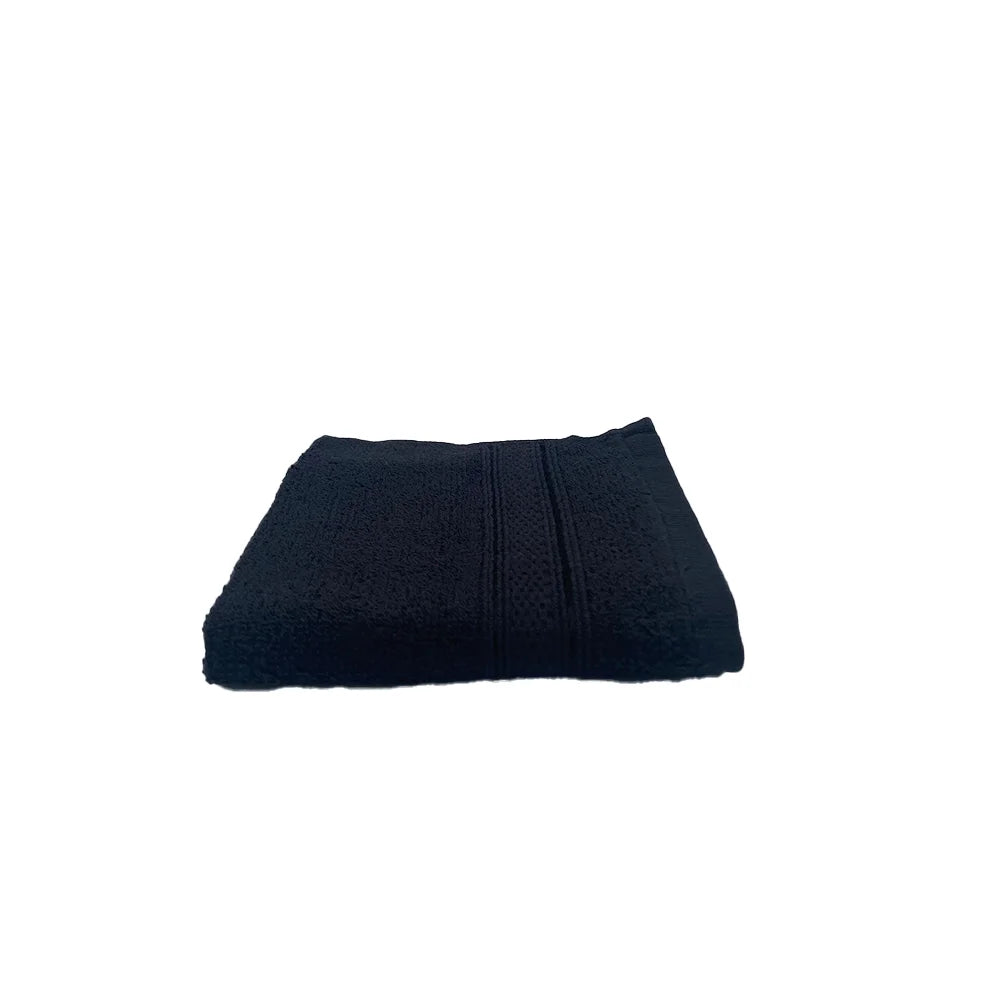 BYFT Daffodil Cotton Towel Black Luxury - Soft, Absorbent, Quick-Dry, 500 GSM Bath Towel Set